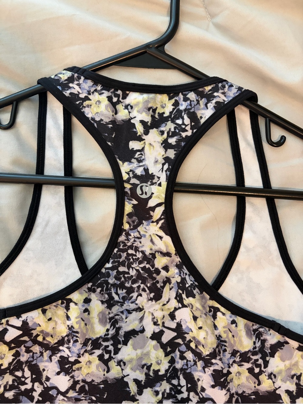 lululemon athletica Floral Racerback One-Piece - Black, Yellow, White